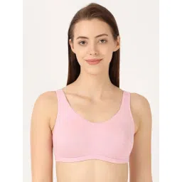 Jockey Pink Full Coverage Wireless Beginner's Bra-image-37