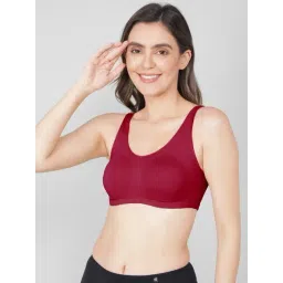 Jockey Red Cotton Sports Bra-picture-40