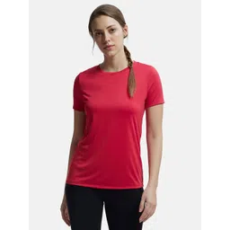 Jockey Relaxed Fit Solid Round Neck T-Shirt With Stayfresh Treatment-picture-41