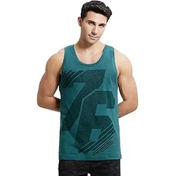 jockey Round Neck Sleeveless Tank Top for Men 9928_Pacific Green_XXL-picture-15