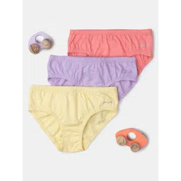 Jockey SG01 Girls Pack of 3 Combed-Cotton Basic Briefs-SG01-0305-SRLML-picture-32