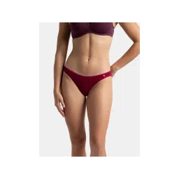 Jockey SS02 Women Super Combed Cotton Elastane Low Waist Bikini - Beet Red-picture-19