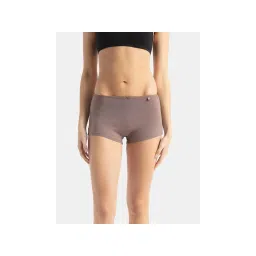 Jockey SS04 Women High Coverage Super Combed Cotton Elastane Boy Leg - Deep Taupe-picture-18