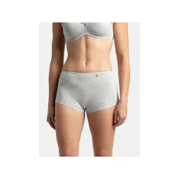 Jockey SS04 Women High Coverage Super Combed Cotton Elastane Boy Leg - Steel Grey-picture-19