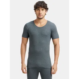 Jockey THERMALS Men Grey Thermal T-shirt 2400-picture-27