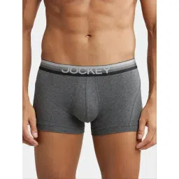 Jockey US20 Men's Super Combed Cotton Elastane Stretch Solid Trunk with Ultrasoft Waistband-picture-22