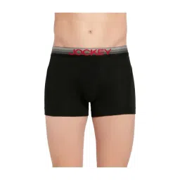 Jockey US20 Midnight Black Super Combed Cotton Trunks with Ultrasoft Waistband-picture-32