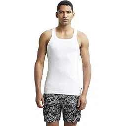 jockey US26 Men's Super Combed Cotton Rib Square Neckline Gym Vest-picture-20