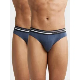 Jockey US49 Men's Super Combed Cotton Solid Brief with Ultrasoft Waistband (Pack of 2)-picture-28