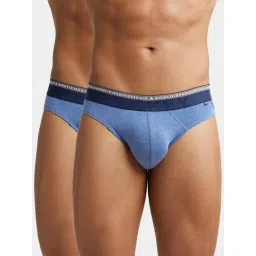 Jockey US59 Men's Super Combed Cotton Elastane Stretch Solid Brief (Pack of 2)-picture-15