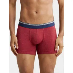 Jockey US60 Deep Red Super Combed Cotton Trunks with Ultrasoft Waistband-picture-43