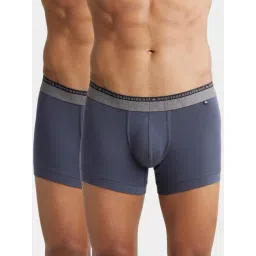 Jockey US60 Men's Super Combed Cotton Elastane Stretch Solid Trunk (Pack of 2)-picture-13
