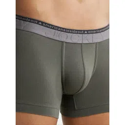 Jockey US60 Men's Super Combed Cotton Elastane Stretch Solid Trunk with Ultrasoft Waistband image 5