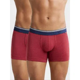 Jockey US60 Men's Super Combed Cotton Solid Trunk with Ultrasoft Waistband (Pack of 2)-picture-26
