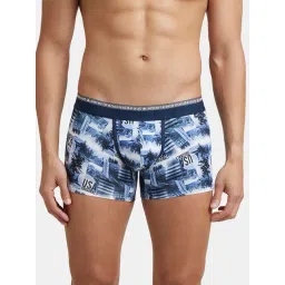 Jockey US63 Men's Super Combed Cotton Elastane Stretch Printed Trunk (Prints May Vary)-picture-38