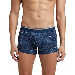 jockey US63 Men's Super Combed Cotton Elastane Stretch Printed Trunk with Ultrasoft Waistband (Prints May Vary)-picture-30