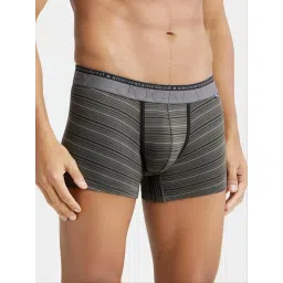 Jockey US68 Men's Super Combed Cotton Elastane Stretch Stripe Trunk image 3
