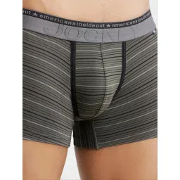 Jockey US68 Men's Super Combed Cotton Elastane Stretch Stripe Trunk image 5