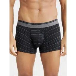 Jockey US68 Men's Super Combed Cotton Elastane Stretch Stripe Trunk with Ultrasoft Waistband-picture-18
