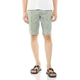 jockey US88 Men's Super Combed Mercerized Cotton Woven Fabric Regular Fit Printed Bermuda with Side Pockets (Prints May Vary)_Iceberg Green_S-picture-41