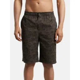 Jockey US88 Men's Super Combed Mercerized Cotton Woven Regular Fit Printed Bermuda (Prints May Vary)-picture-27