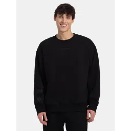 Jockey USA Originals Black Combed Cotton Solid Regular Fit Full Sleeves Sweatshirt-picture-42