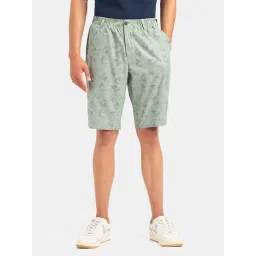 Jockey Usa Originals Green Cotton Regular Fit Print Bermuda Shorts-picture-20