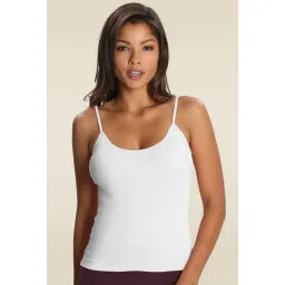 Jockey White Spaghetti Top - 1487-picture-38