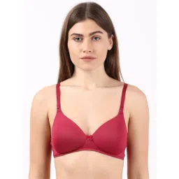 Jockey Wine Full Coverage Wireless T-Shirt Bra-picture-40