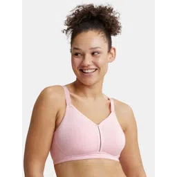 Jockey Wirefree Non Padded Cotton Full Coverage Plus Size Bra with Broad Wings-ES27-picture-35