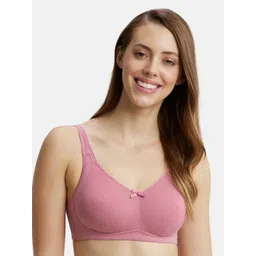 Jockey Wirefree Non Padded Cotton Full Coverage Solid Moulded Everyday Bra-FE41-picture-22