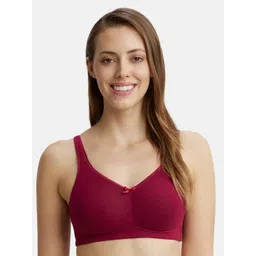 Jockey Wirefree Non Padded Cotton Full Coverage Solid Moulded Everyday Bra-FE41-picture-10