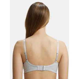 Jockey Wirefree Non Padded Cotton Full Coverage Solid Moulded Everyday Bra-FE41 image 4