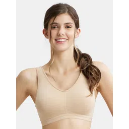 Jockey Wirefree Padded Cotton Full Coverage Sleep Bra with Removable Pads-ES04-picture-25