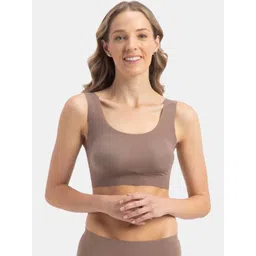 Jockey Wirefree Padded Soft Touch Microfiber Full Coverage Lounge Bra-1839-picture-34