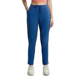 jockey Women Cotton Non Stretch Mid Rise Slim Fit Sweat Pant (Denim Antique Dark_Small)-picture-26
