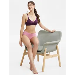 Jockey Women High Coverage Micro Modal Mid Waist Hipster Briefs 1802-0105 image 2