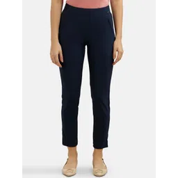 Jockey Women High-Rise Antimicrobial 4-Way Stretch Cropped Regular Trousers-picture-29