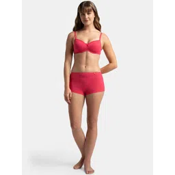 Jockey Women Pack Of 2 Mid-Rise Anti Microbial Boy Shorts Briefs image 3