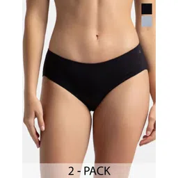 Jockey Women Pack of 2 Solid Basic Briefs-picture-35