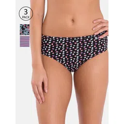 Jockey Women Pack of 3 Assorted Printed Hipster Briefs 1406-0310-picture-14