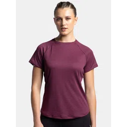 Jockey Women Purple Antimicrobial Cut Outs T-shirt-picture-25