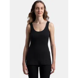 Jockey Women Ribbed Antimicrobial Super Combed Cotton Rich Brushed Fabric Thermal Tank Top-picture-30