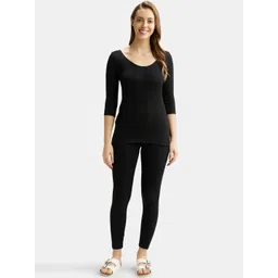Jockey Women Round Neck & Three Fourth Sleeves Thermal Set-picture-15
