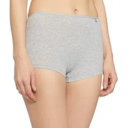 jockey Women's Cotton Boyleg (Pack of 1) (SS04_Light Grey Melange_Large_Light Grey Melange_L)-picture-12
