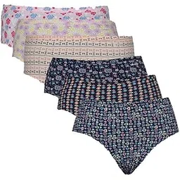 jockey Women's Cotton Hipsters (Pack of 6) (1406_Assorted_Small)-picture-36