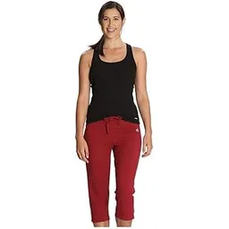 jockey Womens Solid Capris (Maroon_Medium)-picture-27