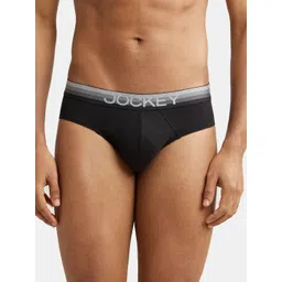Jockey ZONE STRETCH Men Black Zone Stretch Briefs US07-picture-38