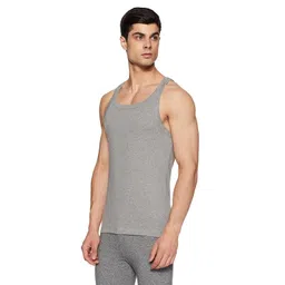jockey Men's Regular Fit Vest Grey Xl image 3