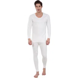 JOCKEY Off White Full Sleeve Men Top - Pyjama Set Thermal-picture-38